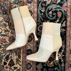 Sam Edelman Patchwork Booties - Size 9
